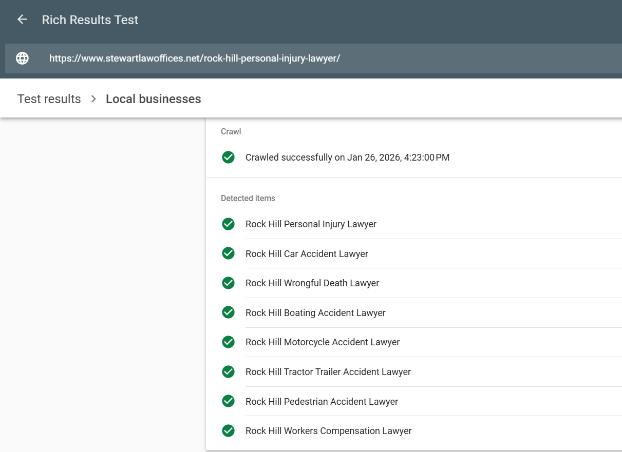 Detailed descriptions of each service 